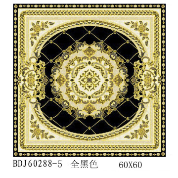 Usine de carrelage en cristal 300X300 poli avec or au Guangxi (BDJ60288-5)